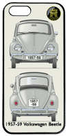 VW Beetle 1957-59 Phone Cover Vertical